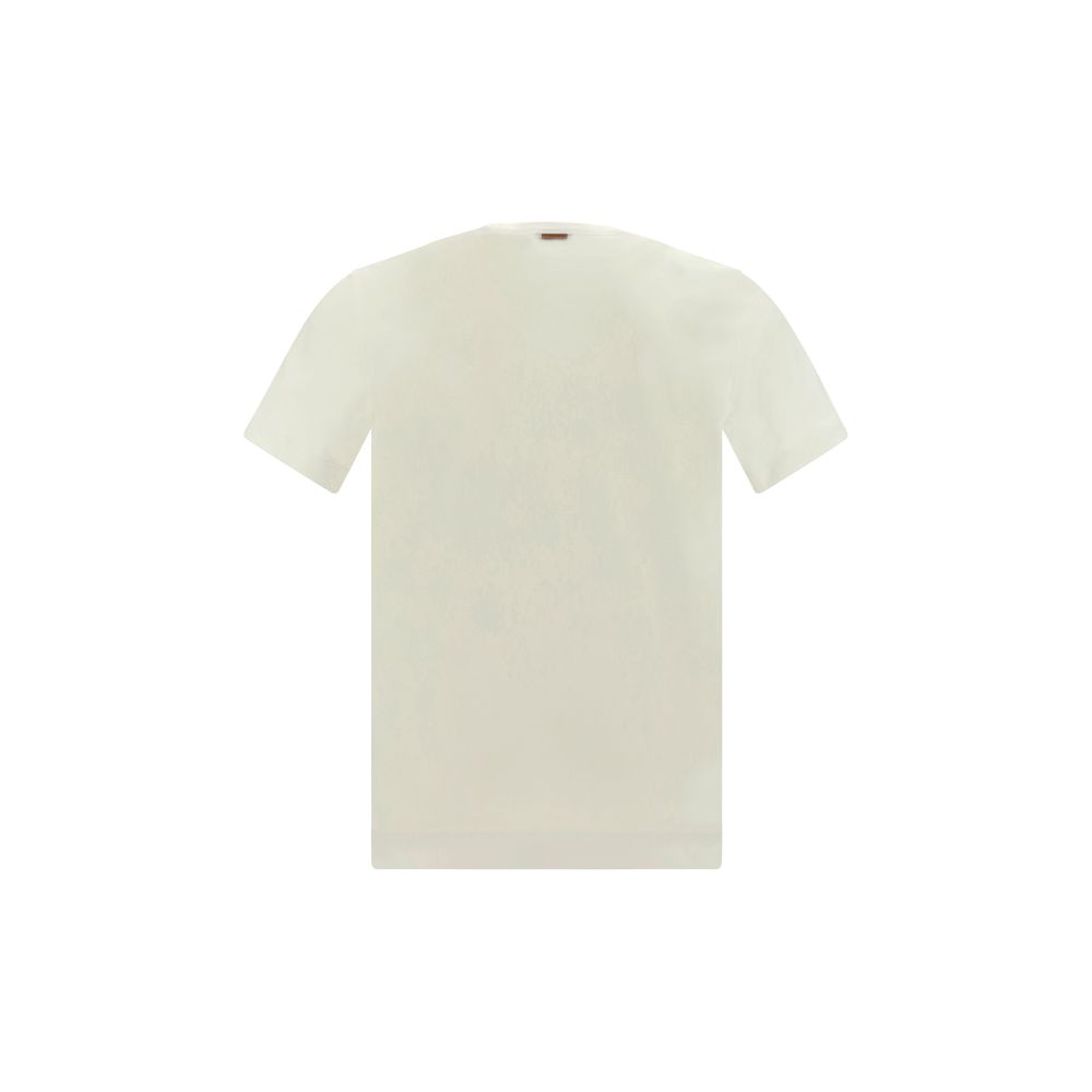 ZEGNA White Cotton T-Shirt